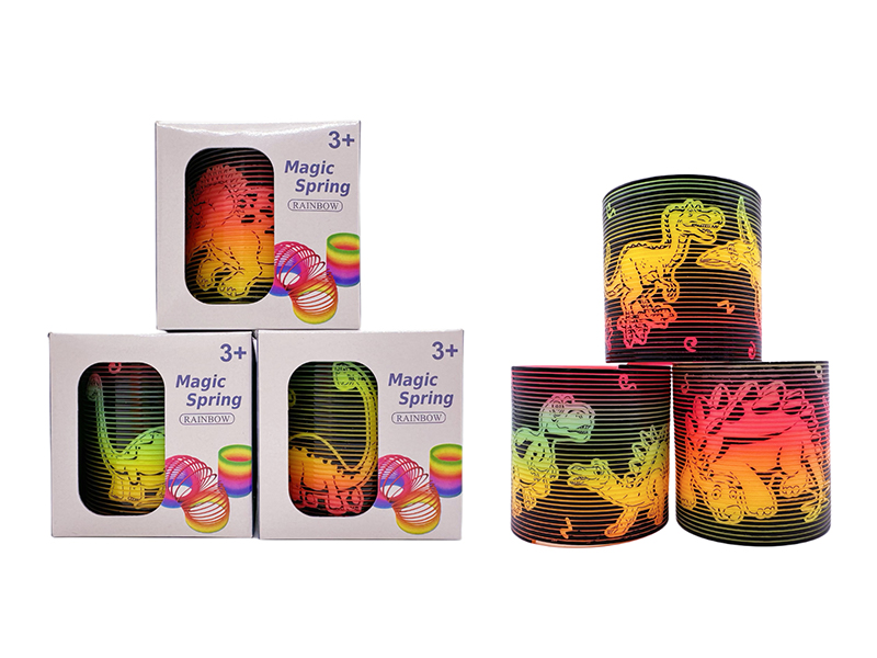 Dinosaur Rainbow Circle