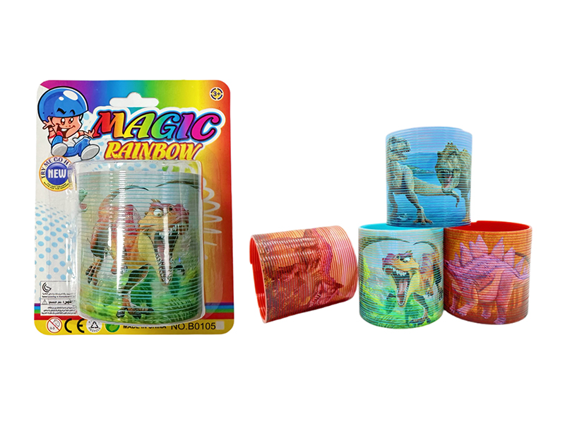 Dinosaur Rainbow Circle