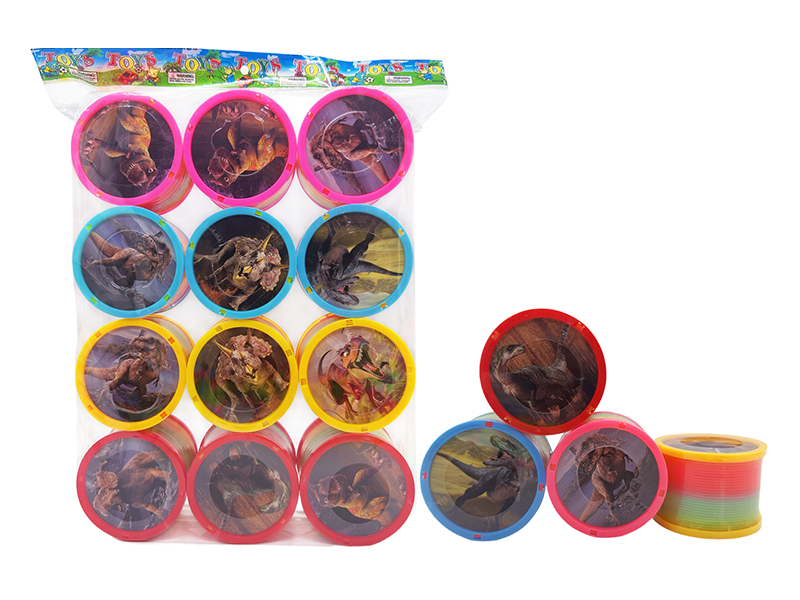 12PCS Dinosaur Rainbow Circle