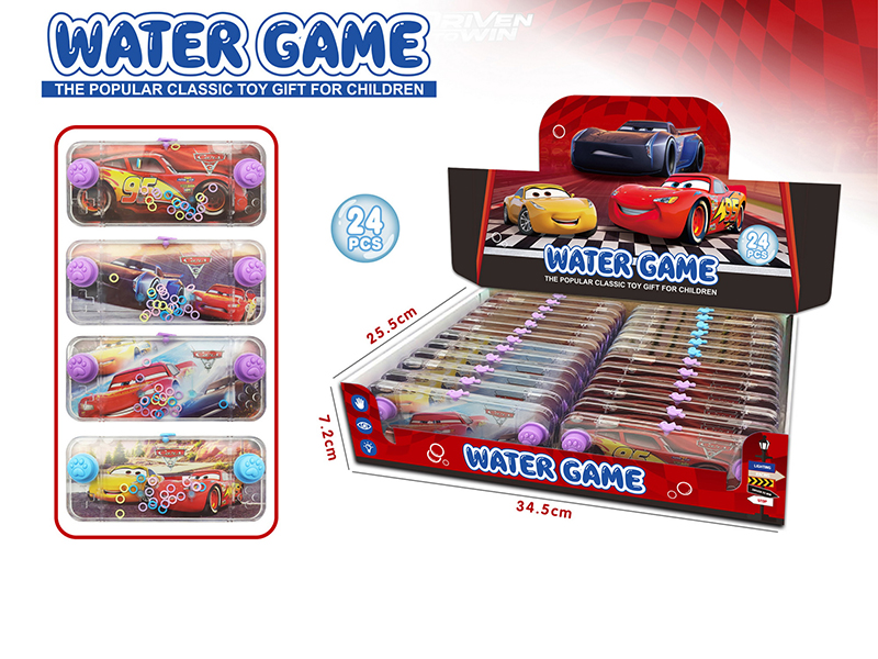 Cars Transparent Water Game 24pcs
