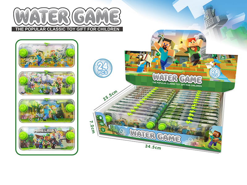 Minecraft Transparent Water Game 24pcs