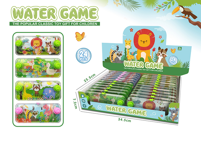 Animal World Transparent Water Game 24pcs