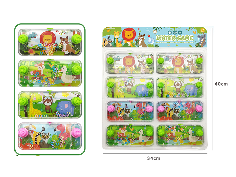 Animal World Transparent Water Game 8pcs