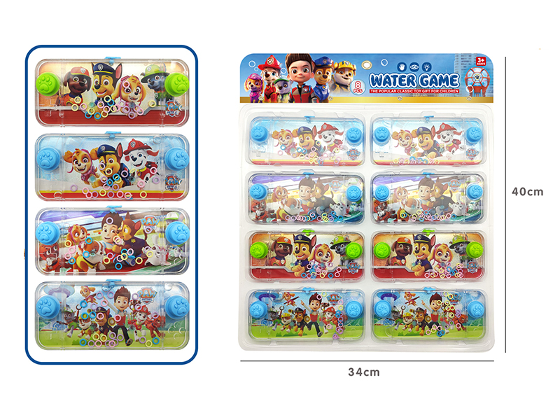 PAW Patrol Transparent Water Game 8pcs