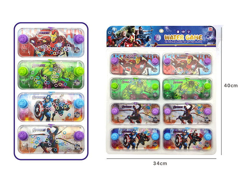 Avengers Assemble Transparent Water Game 8pcs
