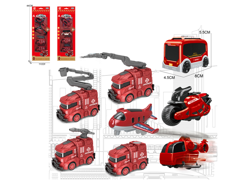 Friction Fire Protection Toy Set