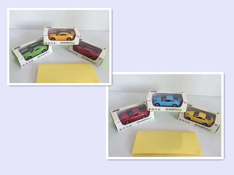 1:43 Pull Back Alloy Simulated Car Mustang/Chevrolet