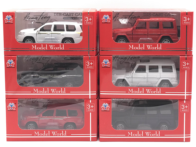 1:36 Pull Back Alloy Simulated Off-Road Vehicle With Light And Music(Benz/Toyota)