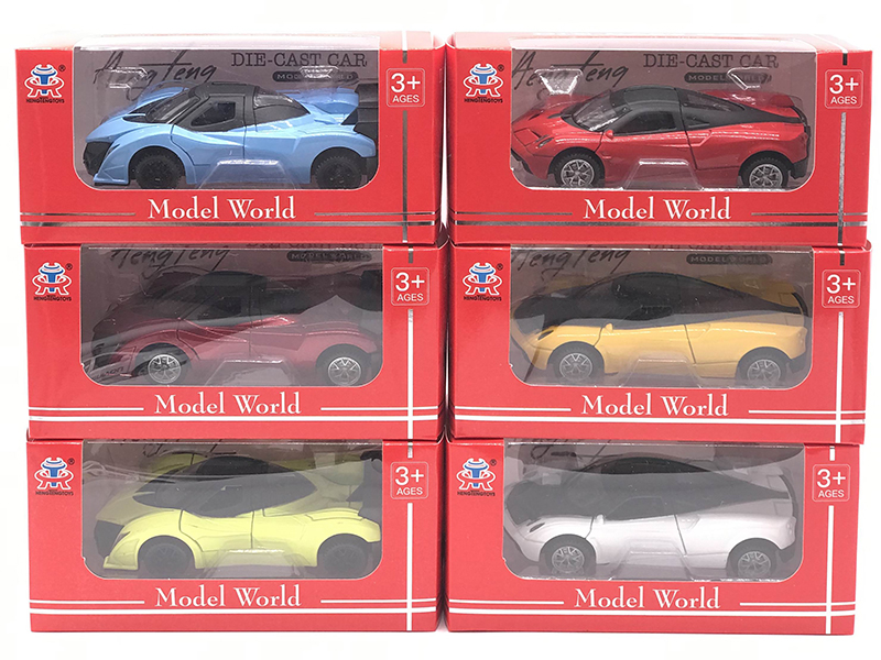 1:36 Pull Back Alloy Simulated Car With Light And Music(Pagani,Lamborghini)