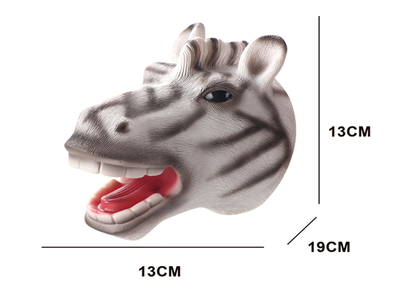 Simulated Zebra Puppet