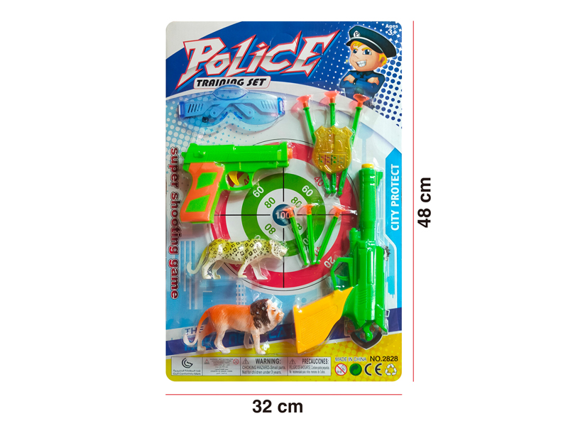 Soft Bullet Gun Police Toy