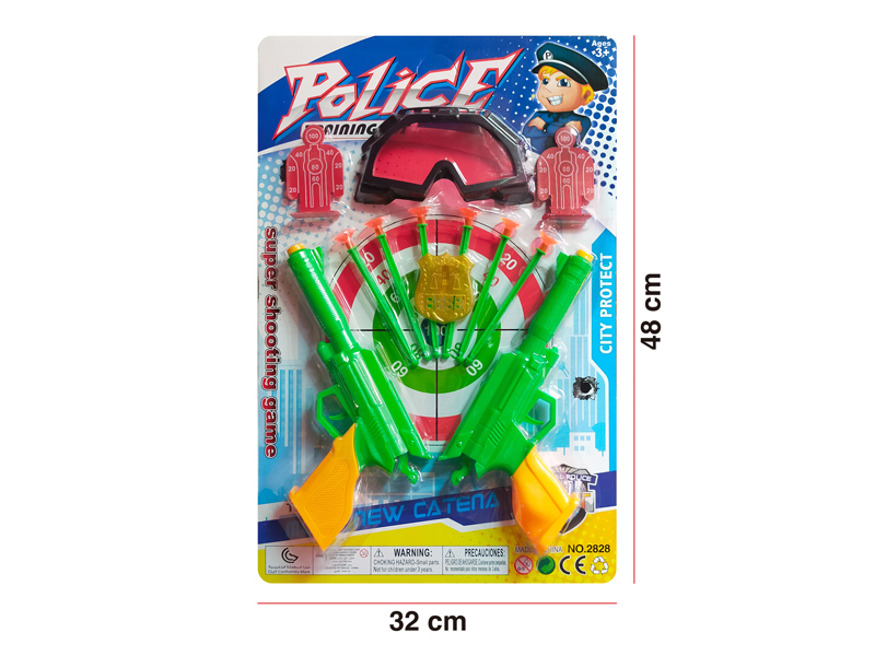 Soft Bullet Gun Police Toy