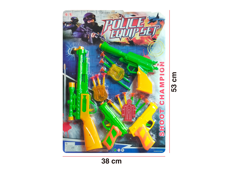 Soft Bullet Gun Police Toy