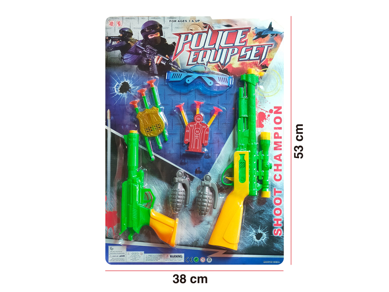Soft Bullet Gun Police Toy