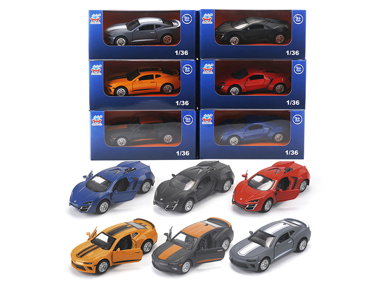 1:36 Pull Back Alloy Chevrolet/Lykan Simulated Car