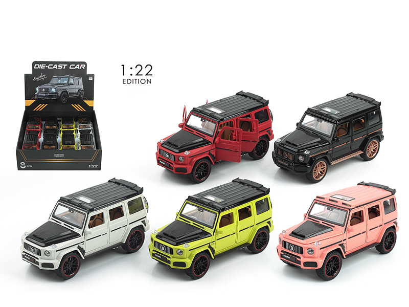 1:22 Mercedes-Benz Brabus Pull Back Alloy Car With Sound And Light(6 Doors Open)