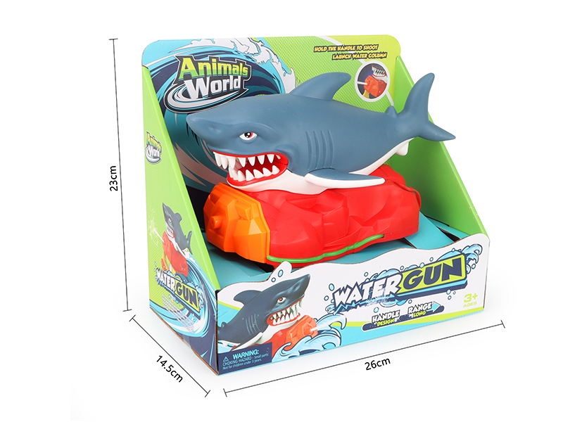Gray Shark Wrist Water Gun