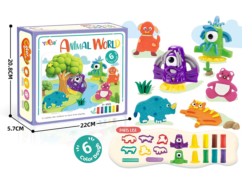 Monsters And The Animal World Colored  Mud