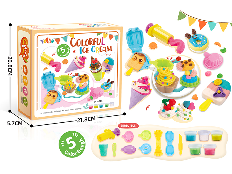 Ice Cream Colored  Mud