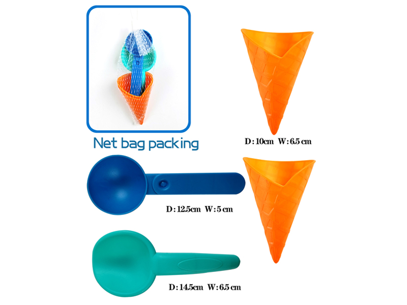 4PCS Ice Cream Beach Toys
