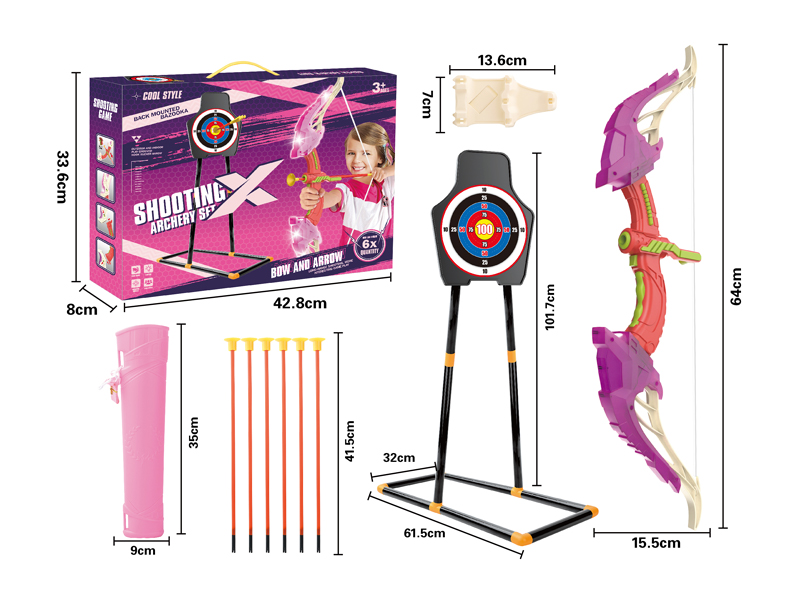 Bow And Arrow Set With Light