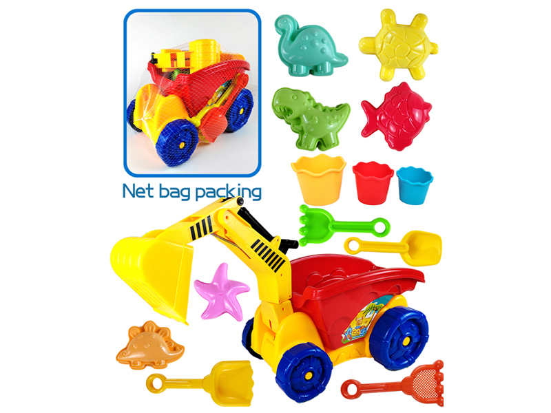 Beach Bucket With Beach Excavator Set 14PCS