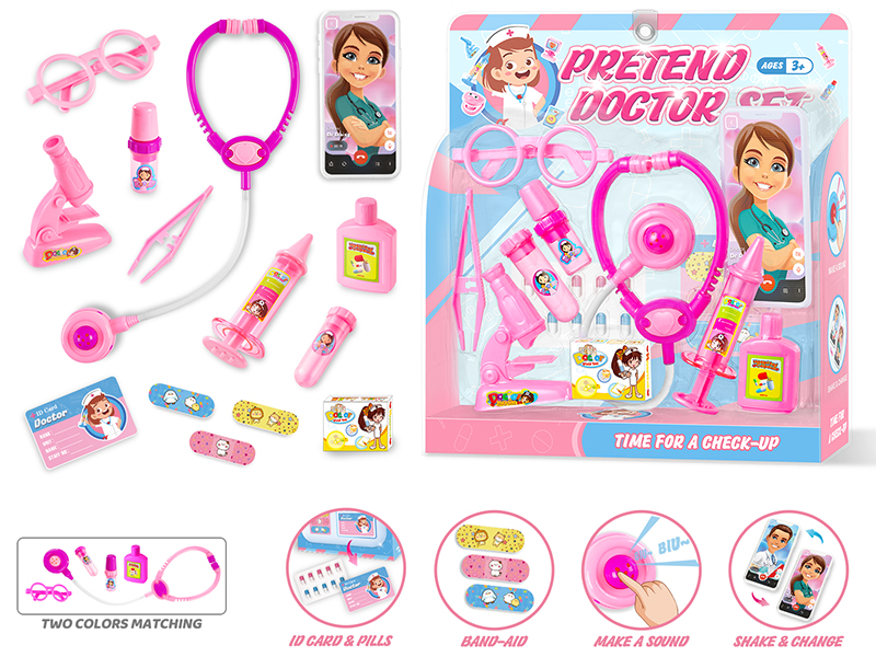 Girls Doctor Play Toys 14pcs