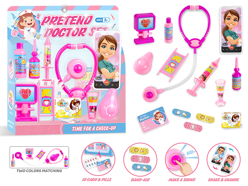 Girls Doctor Play Toys 14pcs