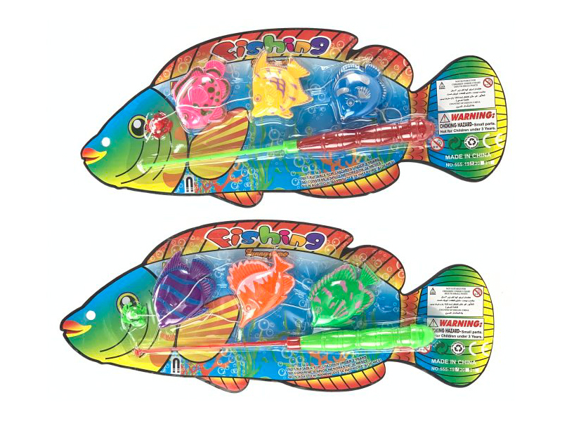 Fish Shaped Fishing Toy