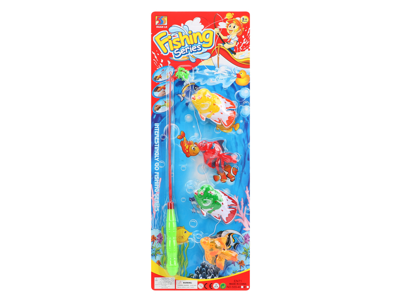 Single Rod Fishing Toy