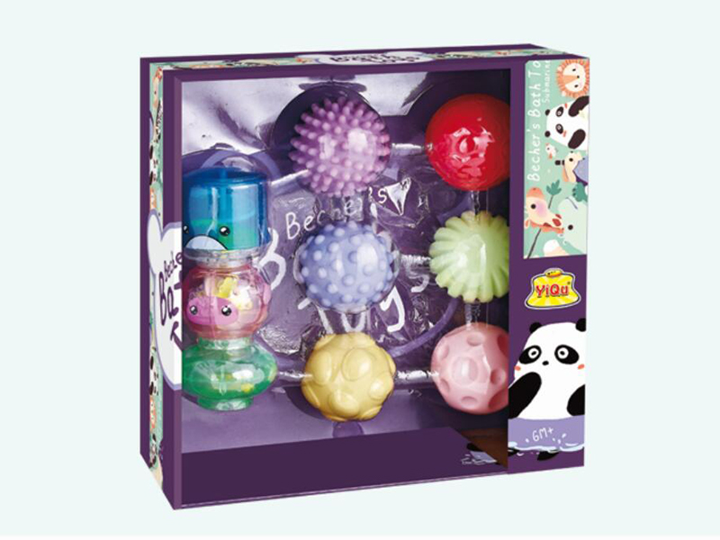 DIY Bath Toys With 6 Vinyl Ball Toys