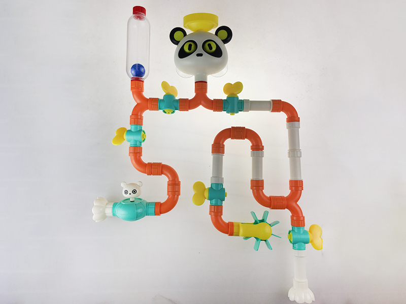 DIY Pipe Spray Water Bath Toys 28PCS