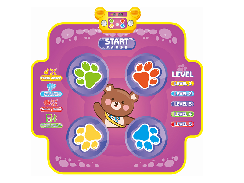 Little Bear Dancing Mat With Lights