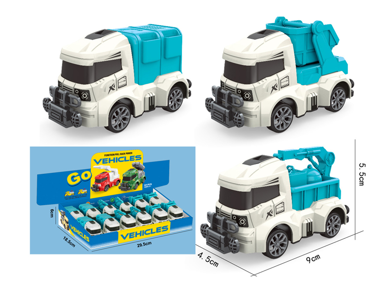 Pull Back Environmental Convoy 12PCS