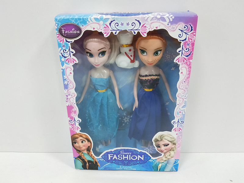 9-Inch Solid Ice And Snow Doll