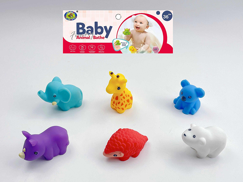 Baby Bath Toys Spray Water Animals(6PCS)