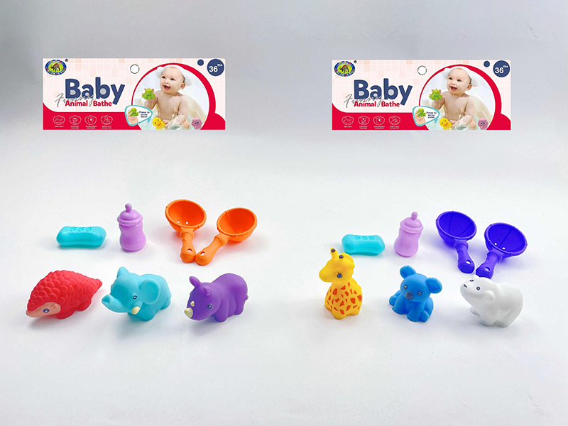 Baby Bath Toys Spray Water Animals Set(7PCS)