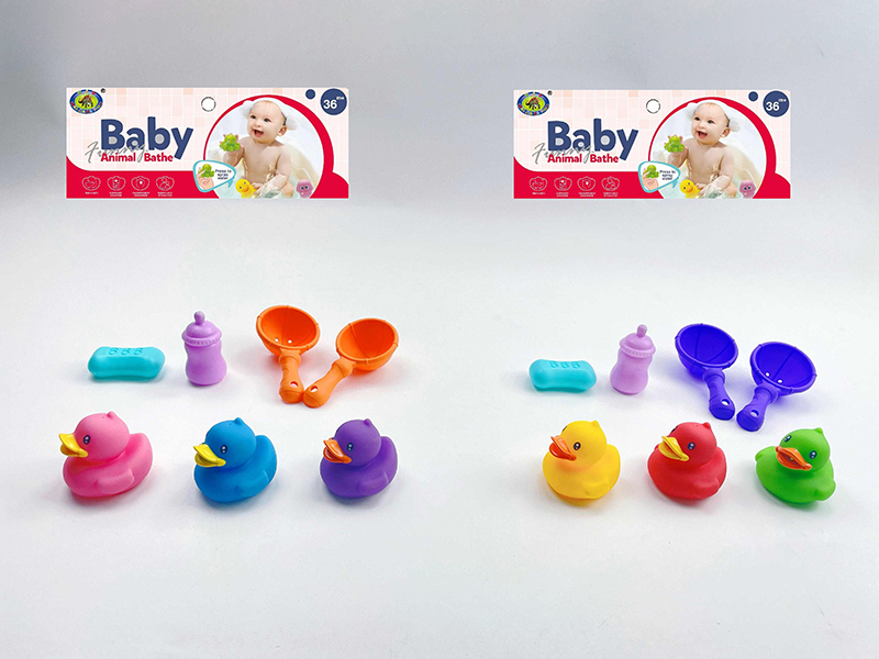 Baby Bath Toys Spray Water Sea Ducks Set(7PCS)