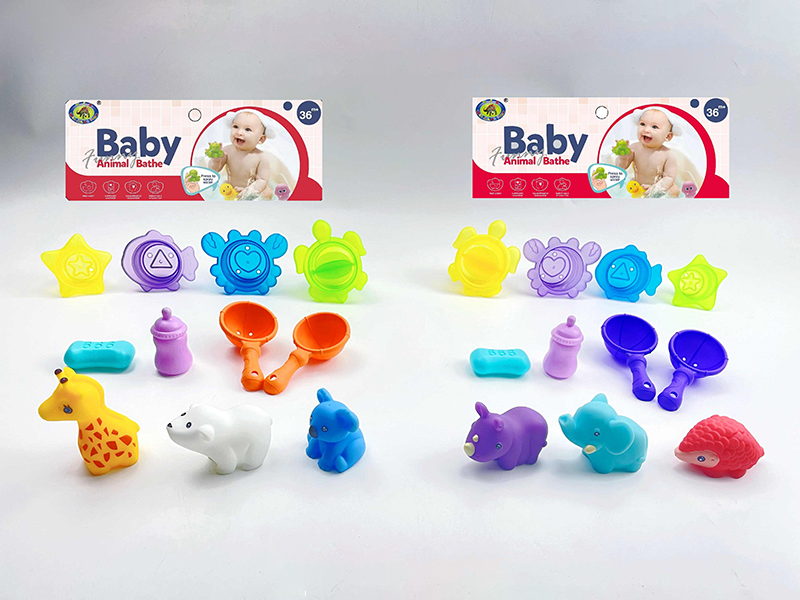 Baby Bath Toys Spray Water Animals Set(11PCS)