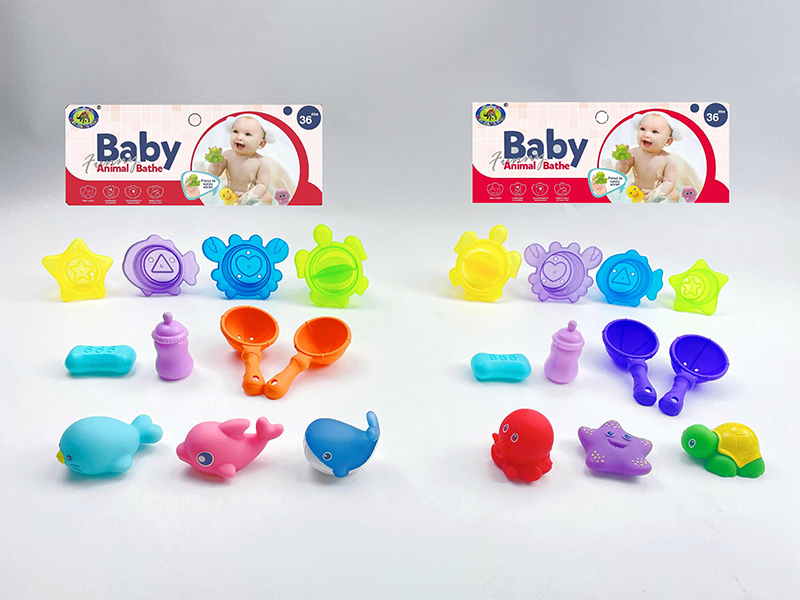 Baby Bath Toys Spray Water Sea Animals Set(11PCS)