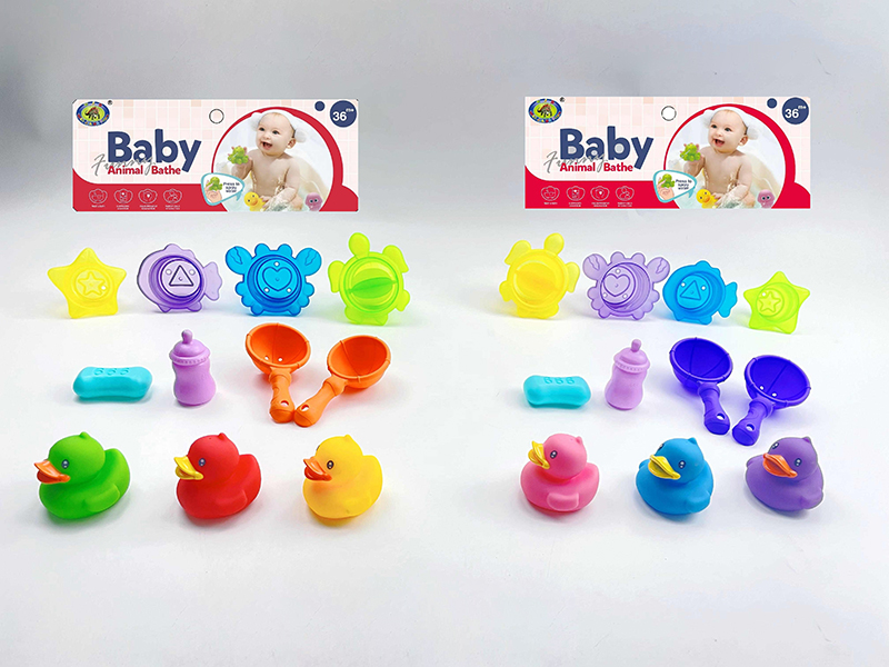 Baby Bath Toys Spray Water Sea Ducks Set(11PCS)
