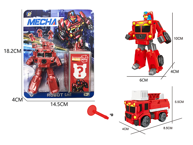 DIY Assemble Transformable Fire Engine