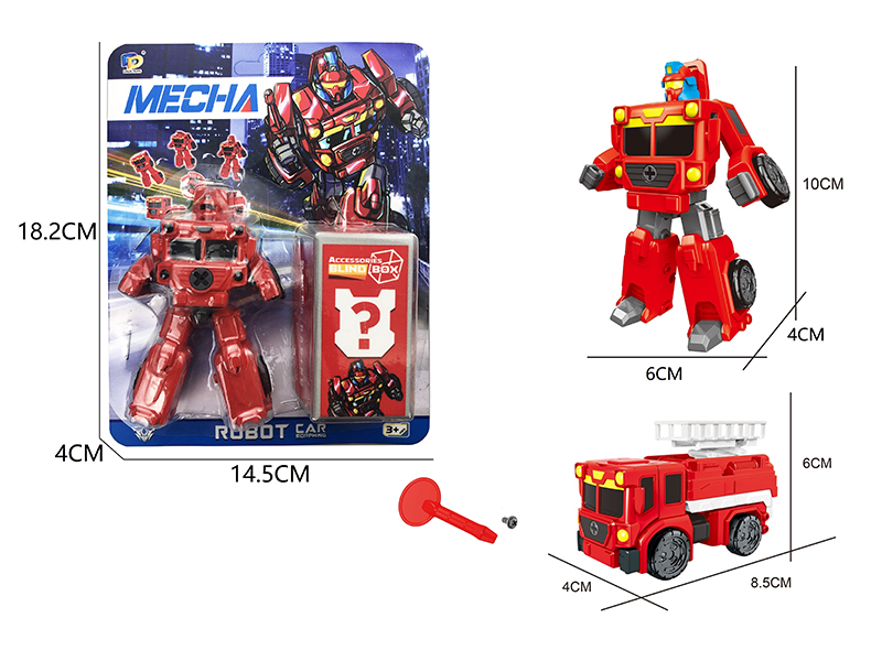 DIY Assemble Transformable Fire Engine