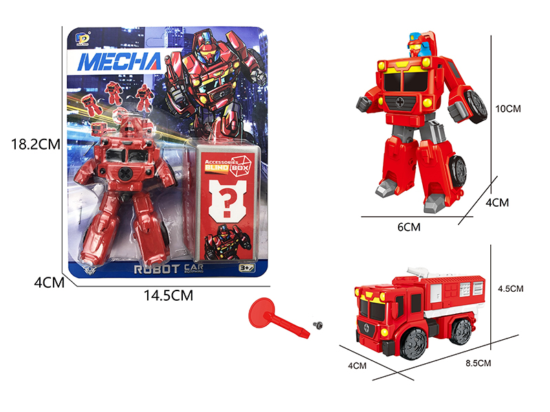 DIY Assemble Transformable Fire Engine