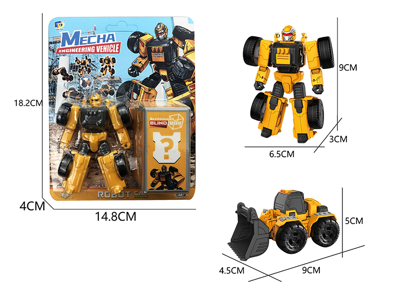 DIY Assemble Transformable Engineering Vehicle