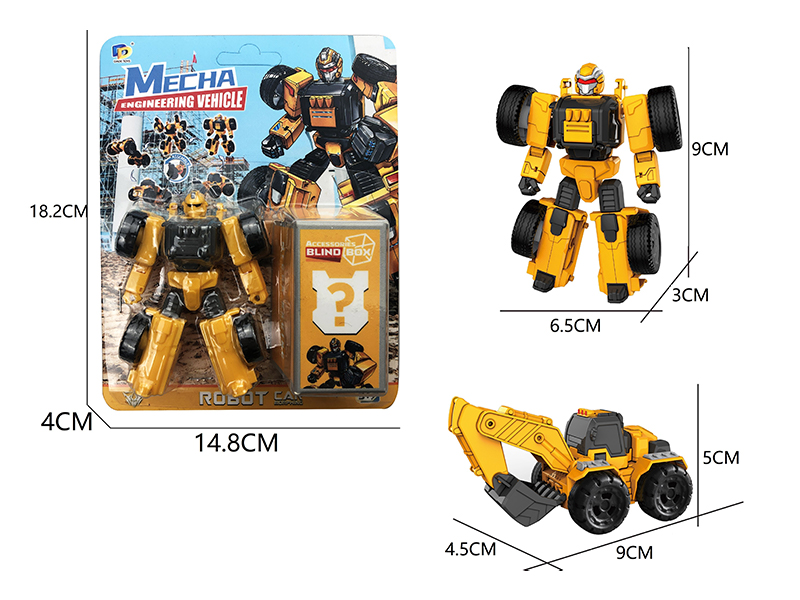 DIY Assemble Transformable Engineering Vehicle