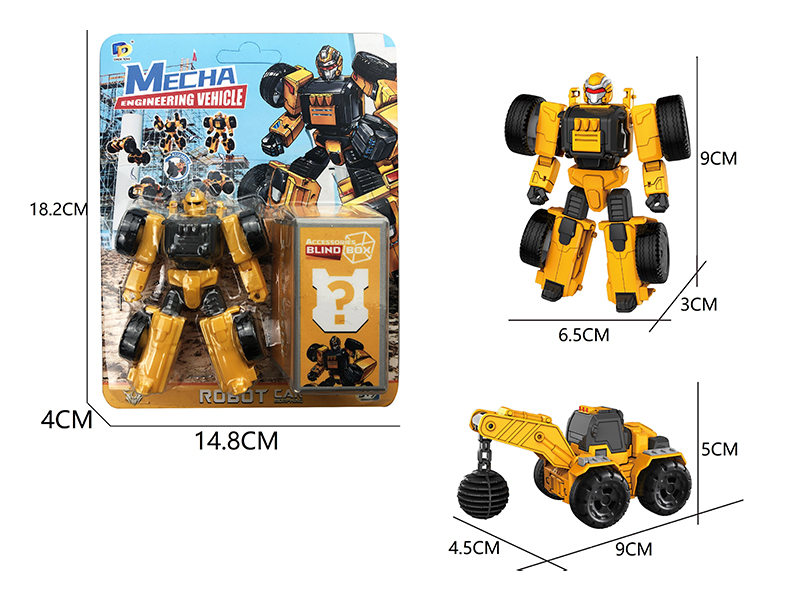 DIY Assemble Transformable Engineering Vehicle