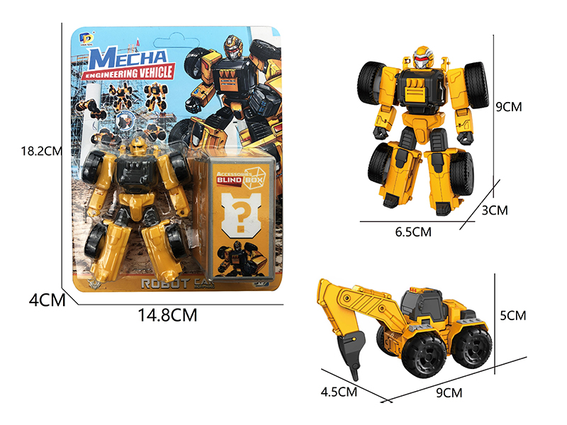 DIY Assemble Transformable Engineering Vehicle