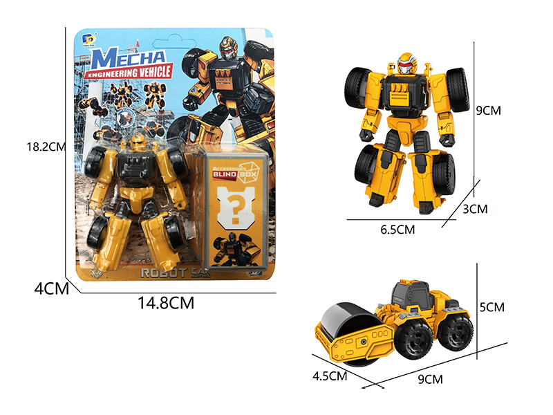 DIY Assemble Transformable Engineering Vehicle