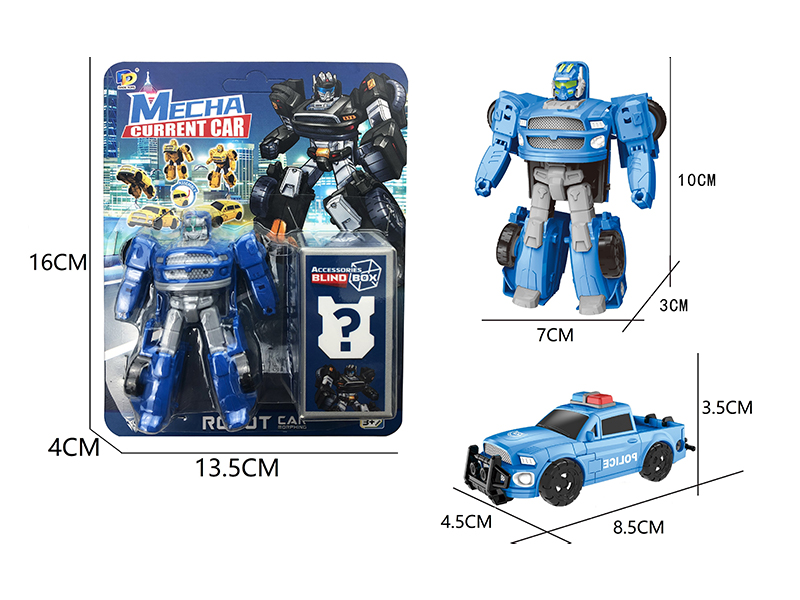 DIY Assemble Transformable Police Car